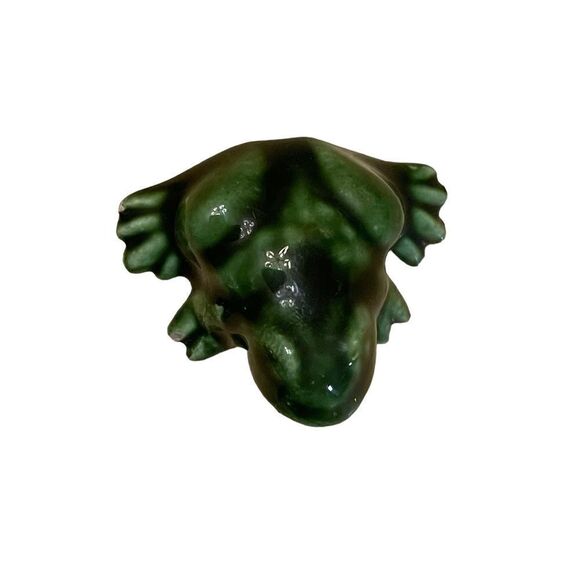 Vintage Ceramic Pottery Coqui Frog Pin Brooch - Picture 2 of 3